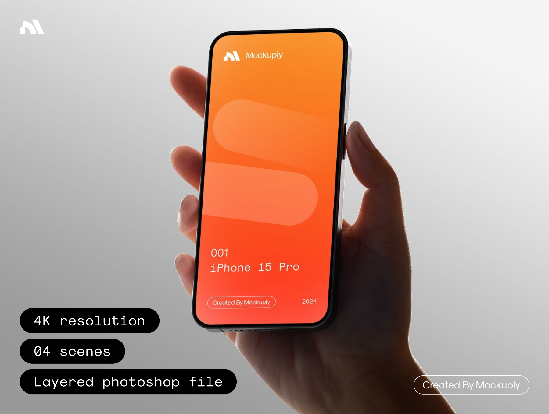 iPhone 15 Pro in hand
