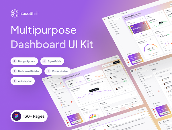 A Perfect and Well Crafted Multipurpose Dashboard UI Kit